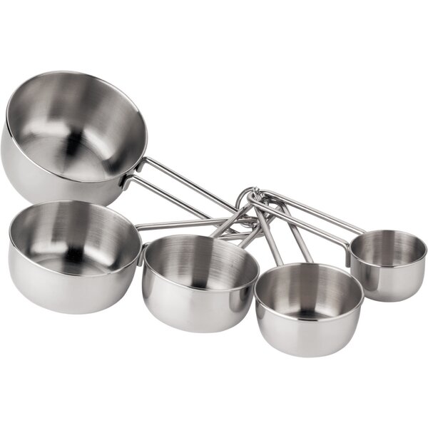 Cuisinox 5 Piece Stainless Steel Measuring Cup Set And Reviews Wayfair 6432